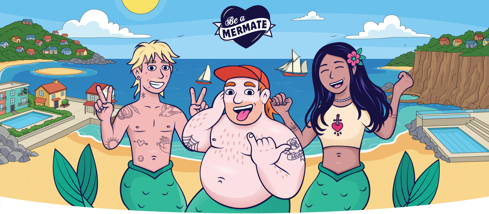 Be a mermates banner